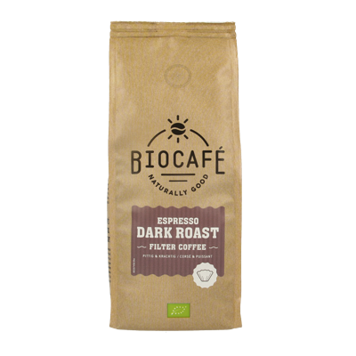 Filterkoffie espresso dark roast bio 250 Gram