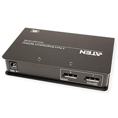 ATEN 2-Poorts DisplayPort Splitter Zwart ATEN 2-Poorts DisplayPort Splitter Zwart
