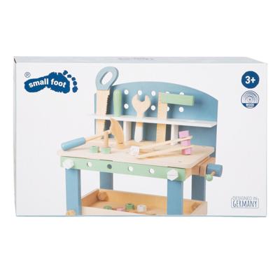Small Foot houten werkbank compact nordic, 22dlg. Small Foot houten werkbank compact nordic, 22dlg.