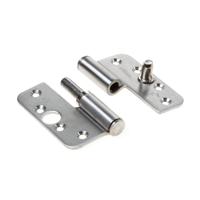 BSW veiligheids kogelstiftpaumelle - afgerond - 89x89x3 mm - RVS - SKG** - draairichting 2 - DIN Rechts - thumbnail