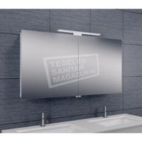 Wiesbaden Luxe spiegelkast +Led verlichting 120x60x14 cm - thumbnail