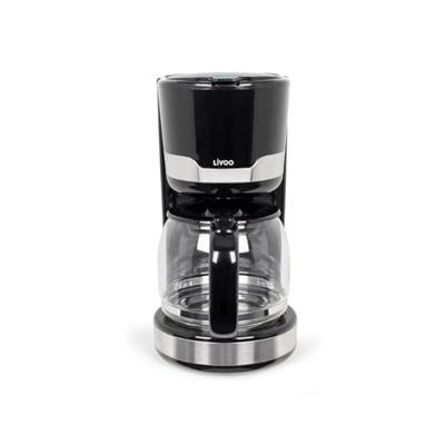 Elektrisch koffiezetapparaat - LIVOO - DOD201N - 1000 W - 1,5 L - 12 tot 14 kopjes - Zwart