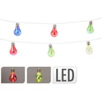 Basic Led feestverlichting 10 lampjes multicolor - thumbnail