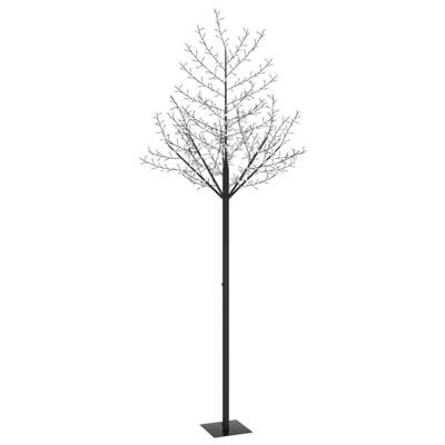 VidaXL Kerstboom 600 led&apos;s blauw licht kersenbloesem 300 cm