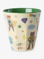 Beker van melamine HERO roze 250 ml RICE groen - thumbnail