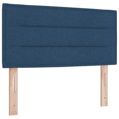 LED Hoofdbord met LED -striplichten Blauw 90 cm Stof - thumbnail
