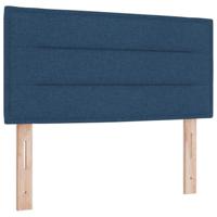 Boxspringbed met Matras - Blauw, 100 x 200 cm - thumbnail