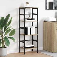 Boekenkast Sonoma Eiken 40 x 29,5 x 115 cm Bewerkt hout - thumbnail