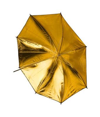 BRESSER SM-10 Paraplu goud/wit/zwart 109 cm