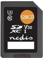 Nedis Geheugenkaart | SDXC | 128 GB | UHS-I | 1 stuks - MSDC128100BK MSDC128100BK - thumbnail