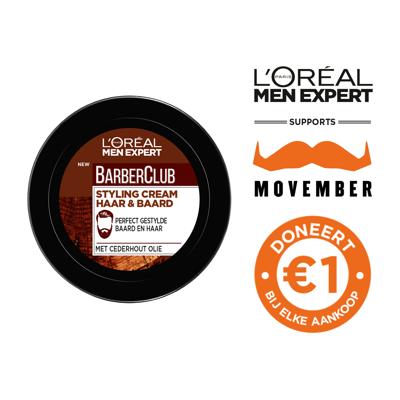 L&apos;Oréal Paris Men Expert BarberClub Baard & Haar Styling Cream