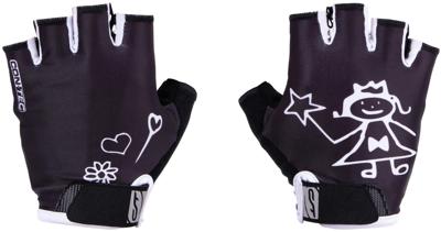 CONTEC kinderhandschoen "girly" ct glove girly black/white - l