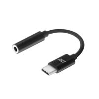 ACT AC7380 USB-C Jack Audio Adapter | 3.5mm | DAC | Hi-Res Audio | Zwart - thumbnail