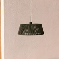 Kave Home Lampenkap 'Aldet' Geweven touw, 46cm, kleur Donkergroen - thumbnail