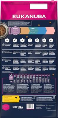 Eukanuba Puppy & Junior Large kip graanvrij hondenvoer 12 kg