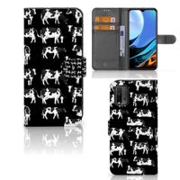 Xiaomi Redmi 9T | Poco M3 | Telefoonhoesje | Met pasjeshouder | Koetjes - thumbnail