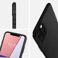 Spigen - iPhone 11 Pro Hoesje - Back Case Thin Fit Air Zwart - thumbnail