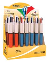 Bic 4 Colours Original 4-kleurenbalpen, fijn en medium, klassieke inktkleuren, doos van 20 stuks - thumbnail