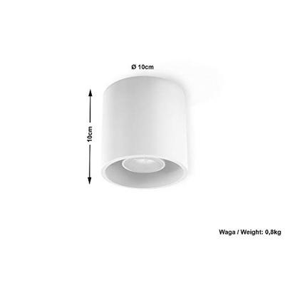 Sollux Plafondlamp Orbis wit