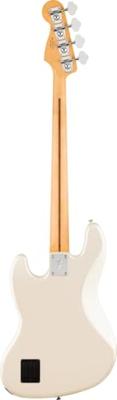 Fender Player II Modified Active Jazz Bass MN Olympic Pearl elektrische basgitaar met gigbag
