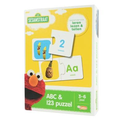 Bongers Speelgoed Sesamstraat abc en 123 puzzelspel