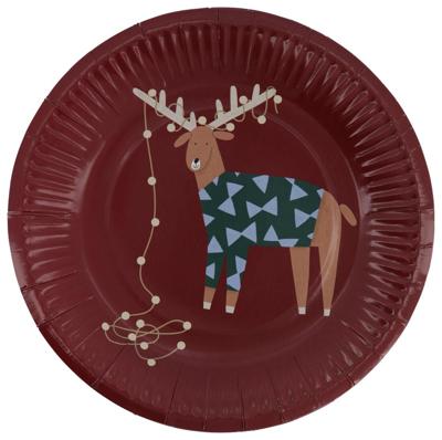 HEMA Gebaksbordjes Karton Confetti Ø17.5cm - 8 Stuks