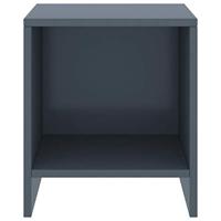 Nachtkastje 35x30x40 cm massief grenenhout lichtgrijs - thumbnail