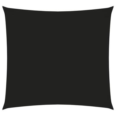 VidaXL Zonnescherm vierkant 4x4 m oxford stof zwart