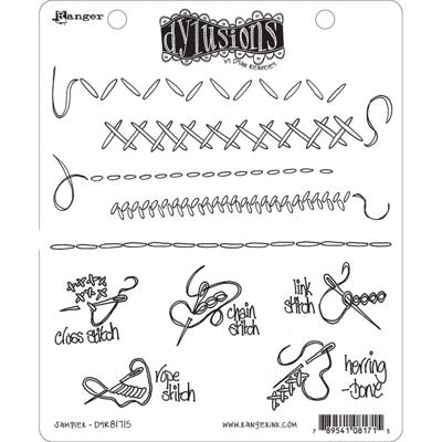 Ranger Ink Ranger • dylusions cling stamps sampler