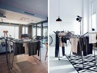 Leifheit droogrek pegasus 180 solid zwart - thumbnail