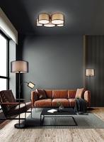 Trio Design schemerlampBurton met leeslamp - 411400232 - thumbnail