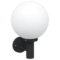 VidaXL Buiten wandlamp 2 pcs zwart 28 x 25 x 38 cm - thumbnail