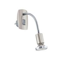 Eglo Stekkerlamp - leeslampMini 4 nikkel mat - 92933 - thumbnail