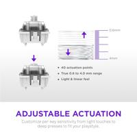 NZXT Function Elite MiniTKL toetsenbord Wit - thumbnail