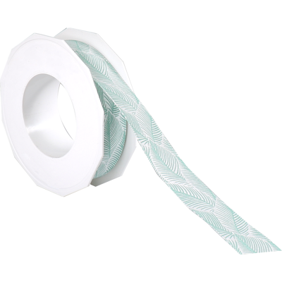 Lint | 25mm | 20m | Leaves | PET | groen