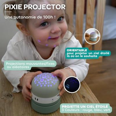 Pixie projector BEABA nachtlampje saliegroen Pixie projector BEABA nachtlampje saliegroen