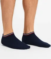 Tommy Hilfiger 2-paar Iconic sneakersokken - Katoenen enkelsokken dames en heren - Zakken niet af - 38 - Blauw - 38 - 38 - thumbnail