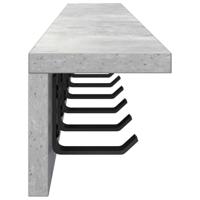 Wandgemonteerde kapstok Betongrijs 100 x 10.5 x 10.5 cm - thumbnail