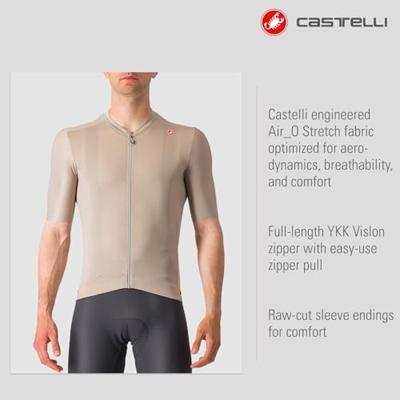 Castelli Espresso fietsshirt korte mouw clay heren XL