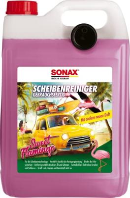 SONAX scheibenreiniger window cleaner 5 l sweet flamingo