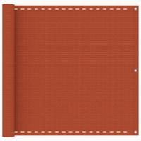 VidaXL Balkonscherm 90x500 cm hdpe oranje - thumbnail
