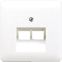 JUNG INZETPLAAT RJ45 UEA8 CD500 creme 569-2UA - thumbnail