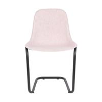 Zuiver Eetkamerstoel 'Thirsty' Gerecycled PET, kleur Roze - thumbnail