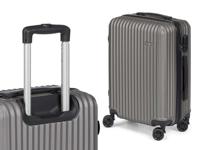 Kofferset Donker grijs Strepen 3 Onderdelen - thumbnail