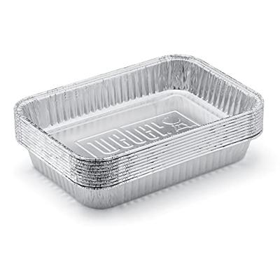 Weber Aluminium druipbakjes Klein, 10 stuks