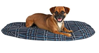 TRIXIE KUSSEN SCOOPY OVAAL ZWART / WIT / GRIJS 54X35X6 CM