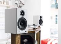 Audioengine HD6 Draadloze Luidsprekers met Bluetooth - 150W actieve boekenplankluidsprekers voor desktopmonitor en muzieksysteem voor thuis met aptX-HD Bluetooth (Wit, Paar) - thumbnail