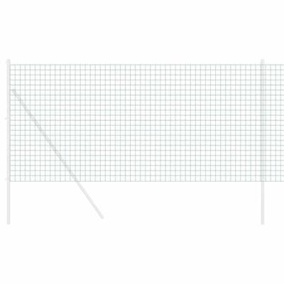 VidaXL Euro hek groen 1 x 10 m pvc-gecoat ijzer