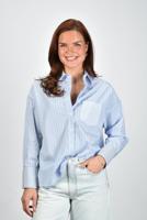 Academia blouse Marie-Patch 76D2P-620 blue striped - thumbnail