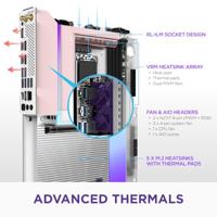 Moederbord Intel NZXT N9 Z890 - Matte White - thumbnail